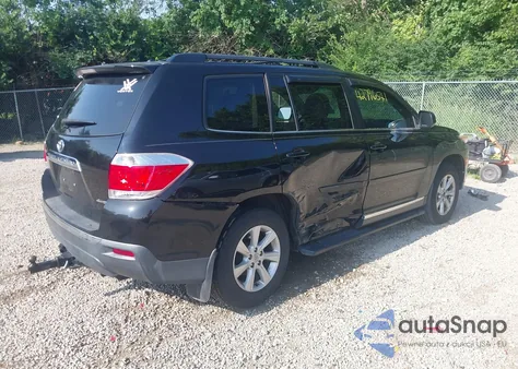 2011 Toyota Highlander Se from USA, damaged, VIN 5TDBK3EH5BS056177